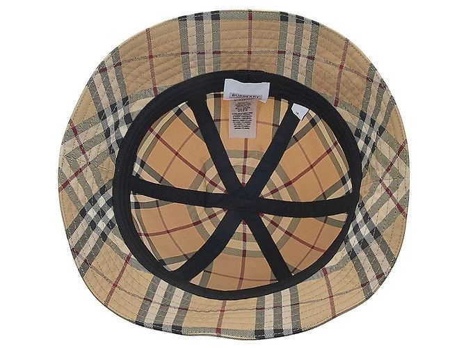 Burberry Vintage Nylon Bucket Hat kariert - Ansicht 5