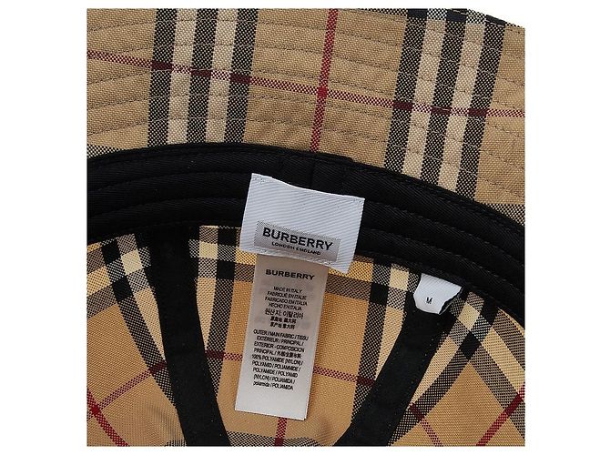 Burberry Vintage Nylon Bucket Hat kariert - Ansicht 9