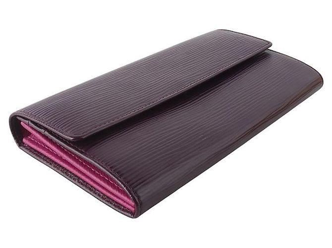 Louis Vuitton Cartera larga para mujer Epi Sarah Wallet - vista 4