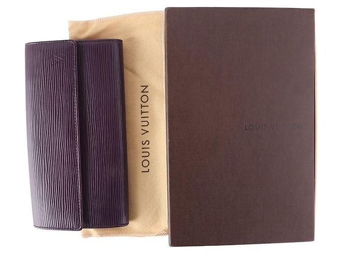 Louis Vuitton Cartera larga para mujer Epi Sarah Wallet - vista 6
