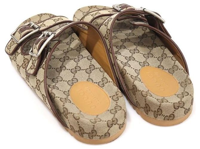Gucci Ciabatte GG Supreme Canvas da uomo - vista 4