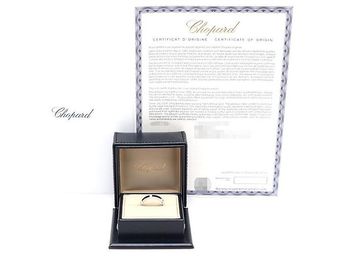 Chopard Anillo Medium Ice Cube en Oro Blanco y Diamantes Carat - vista 7