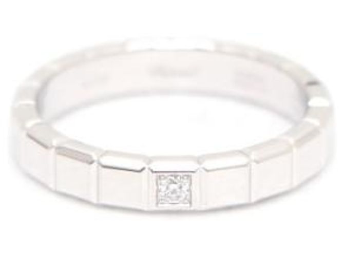 Chopard Anillo Medium Ice Cube en Oro Blanco y Diamantes Carat - vista 8