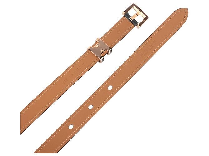 Hermès Rose Gold Noir Epsom Pop Belt Size - Ansicht 5