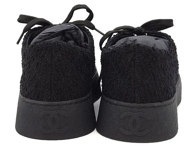 Chanel Tweed-Sneaker Unbenutzt - Ansicht 11