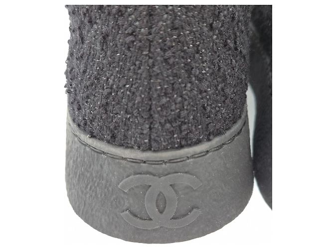 Chanel Tweed-Sneaker Unbenutzt - Ansicht 12