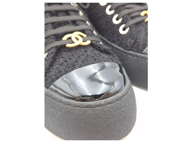 Chanel Tweed-Sneaker Unbenutzt - Ansicht 13