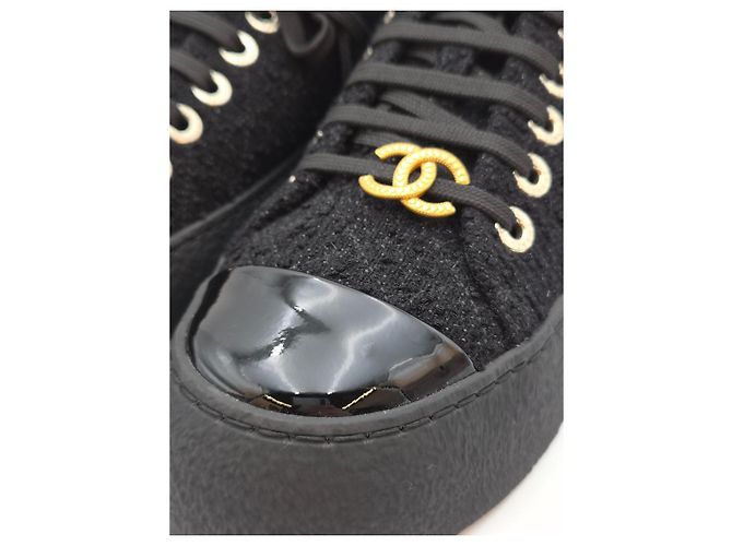 Chanel Tweed-Sneaker Unbenutzt - Ansicht 14