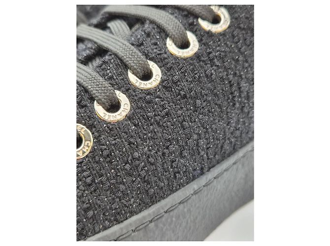 Chanel Tweed-Sneaker Unbenutzt - Ansicht 16