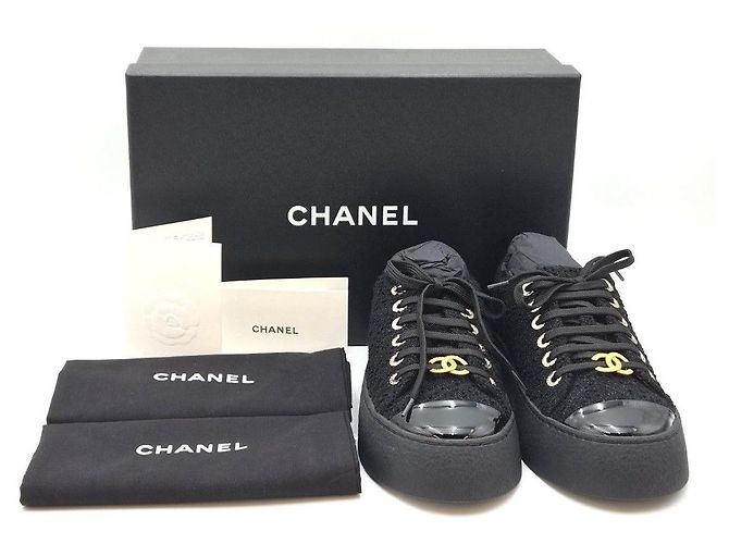 Chanel Tweed-Sneaker Unbenutzt - Ansicht 2