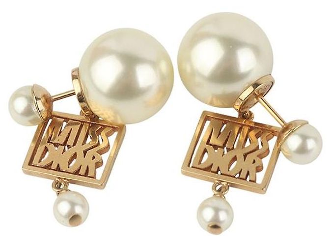 Orecchini Miss Dior Metal Tribal Pearl - vista 2