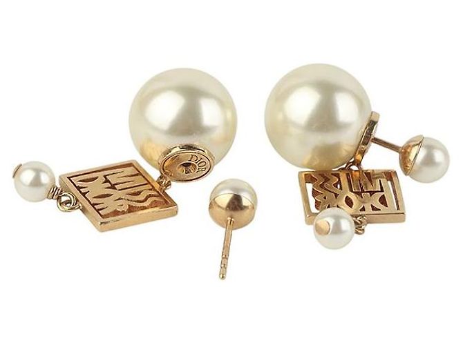 Orecchini Miss Dior Metal Tribal Pearl - vista 4