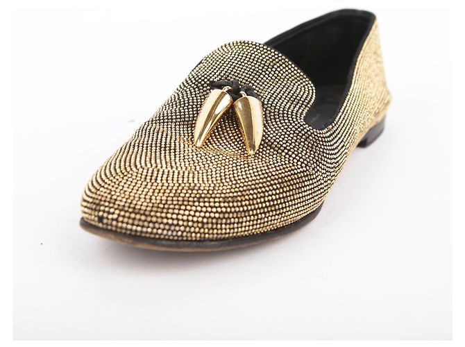 Mocassini con borchie dorate Giuseppe Zanotti - vista 10