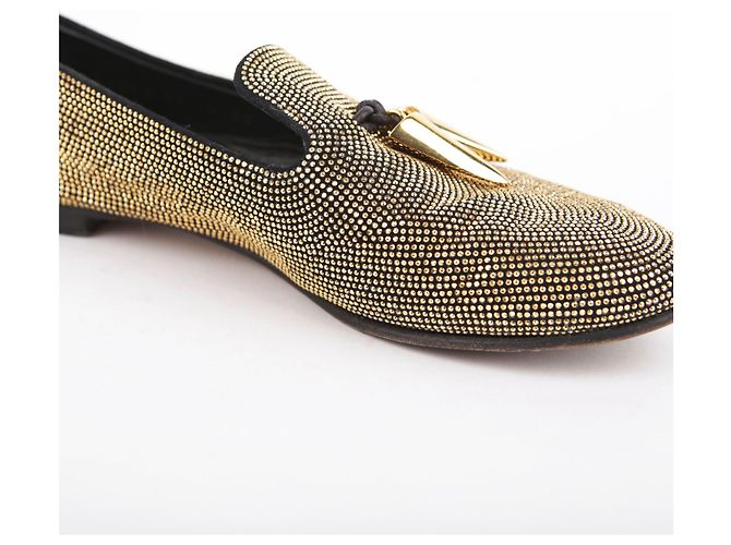 Mocassini con borchie dorate Giuseppe Zanotti - vista 11