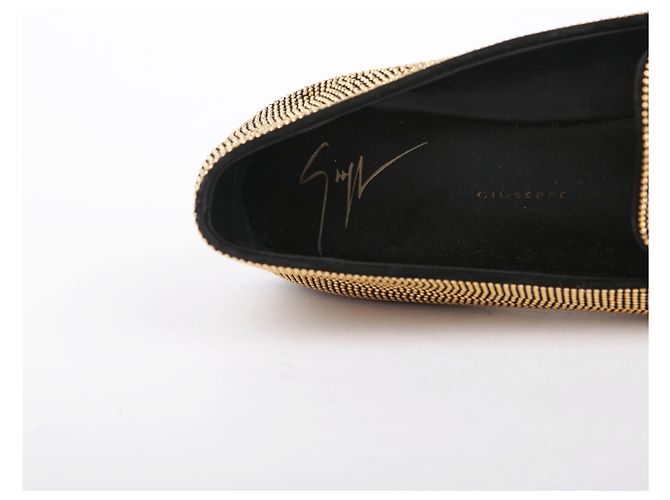 Mocassini con borchie dorate Giuseppe Zanotti - vista 13