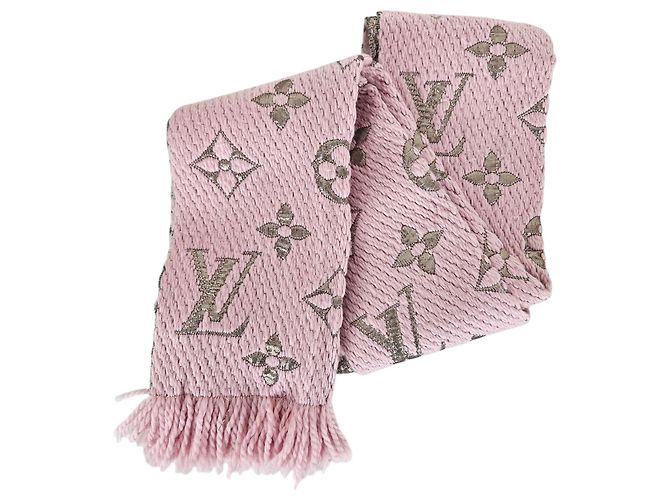 Louis Vuitton Sciarpa Logo Mania in lana e seta lucida - vista 2