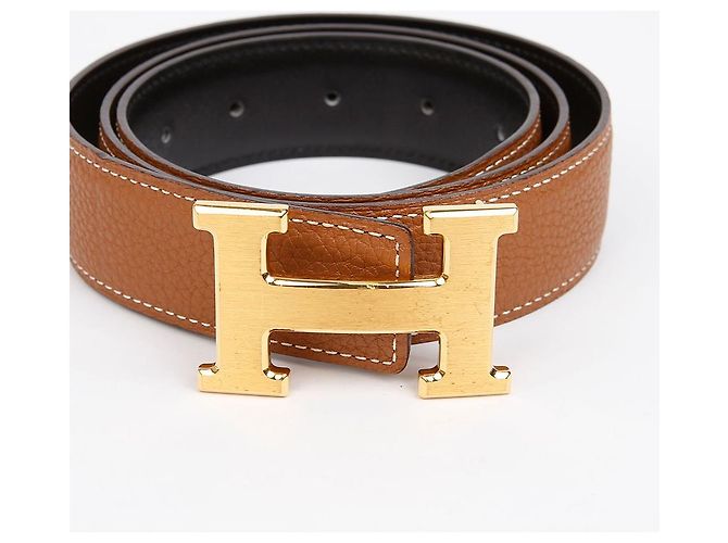 Hermès Wendegürtel mit Logo-Schnalle Größe - Ansicht 3