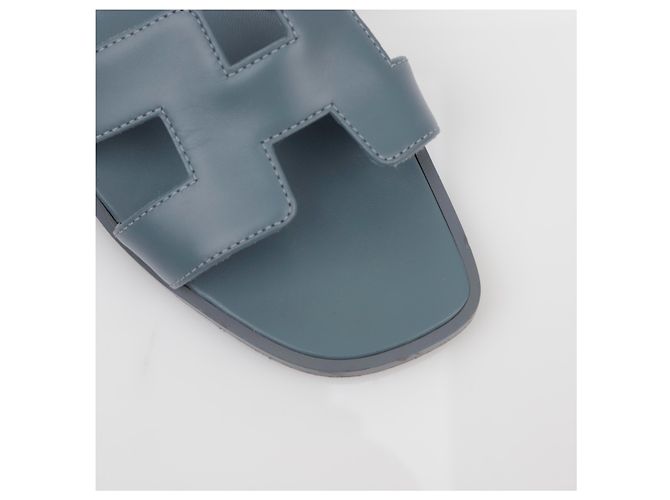 Sandali Hermès Oran in pelle marrone - vista 10