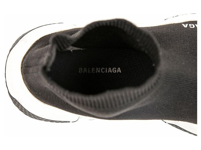 Balenciaga Sneakers Speed Runner Black White - vista 15