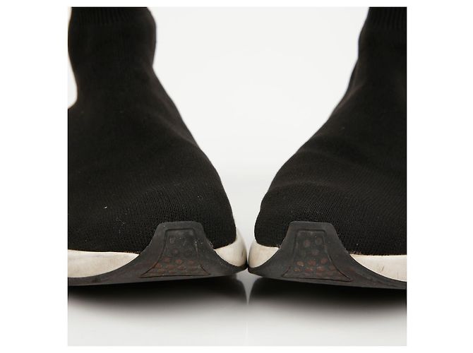 Balenciaga Sneakers Speed Runner Black White - vista 5