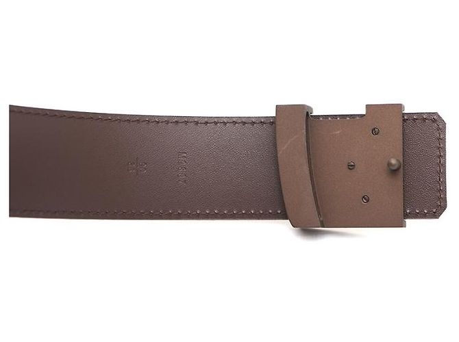 Louis Vuitton Cintura da uomo Damier Ebene LV Initials - vista 12