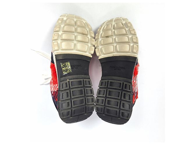 Thom Browne Sneakers in tweed scozzese da donna - vista 5
