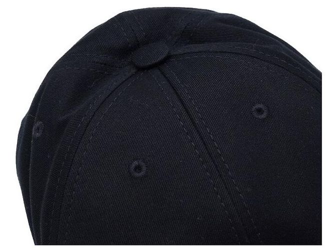 Thom Browne Cappellino da baseball in cotone con patch logo Navy - vista 5