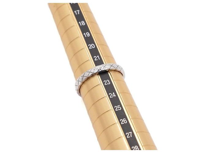 Chanel Mini Quilted COCO CRUSH Ring aus Weißgold Größe - Ansicht 4