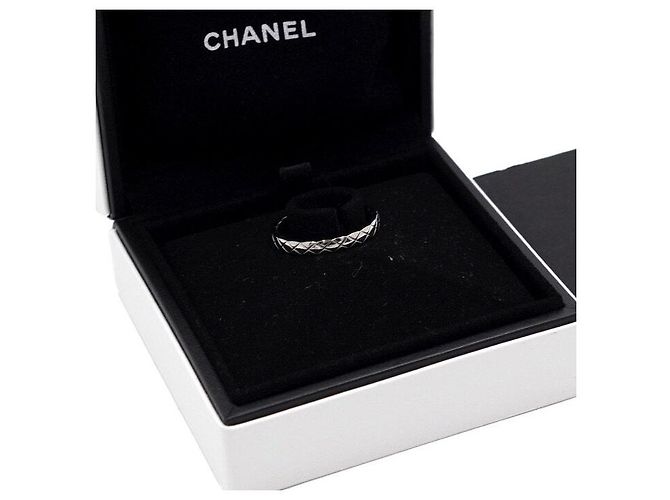 Chanel Mini Quilted COCO CRUSH Ring aus Weißgold Größe - Ansicht 5
