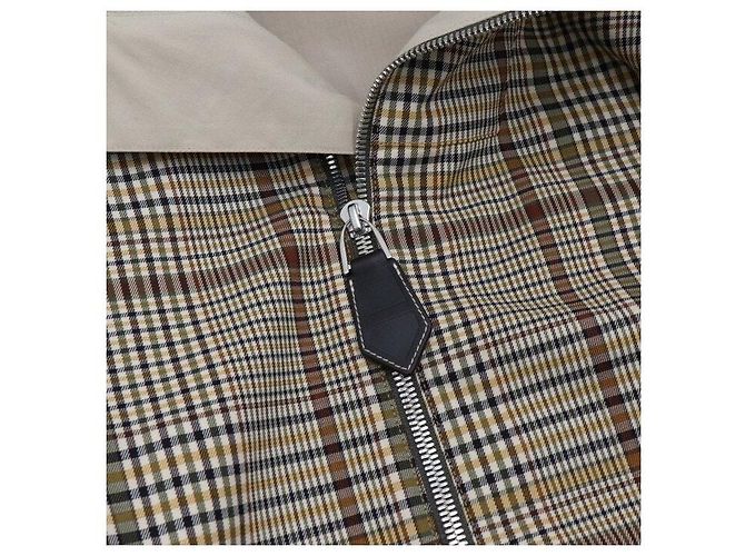 Hermès Karohemd für Herren aus Wollmischung mit Tasche - Ansicht 6