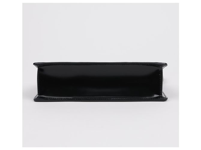 Prada Brushed Mini Bag mit Dreieckslogo Schwarz - Ansicht 7