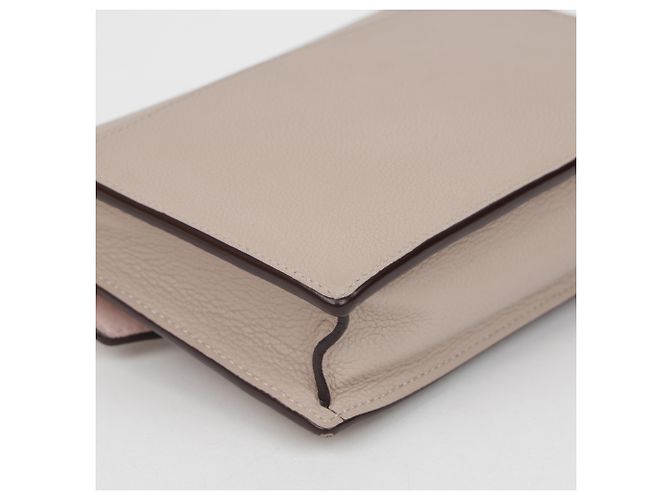 Louis Vuitton Borsetta a Tracolla in Pelle con Catena da Donna Grigio - vista 11