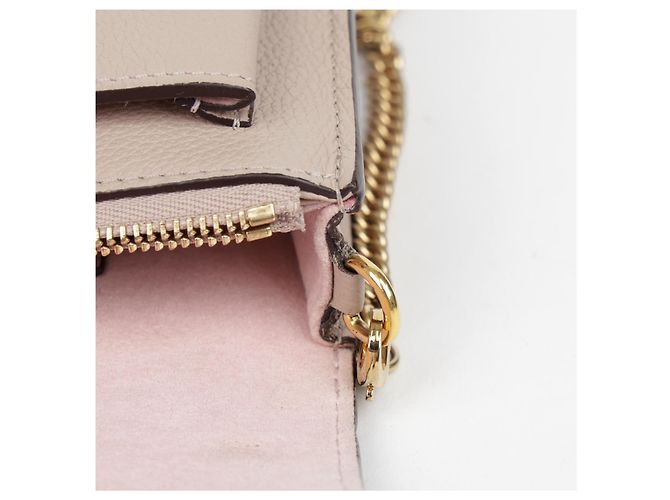 Louis Vuitton Borsetta a Tracolla in Pelle con Catena da Donna Grigio - vista 19