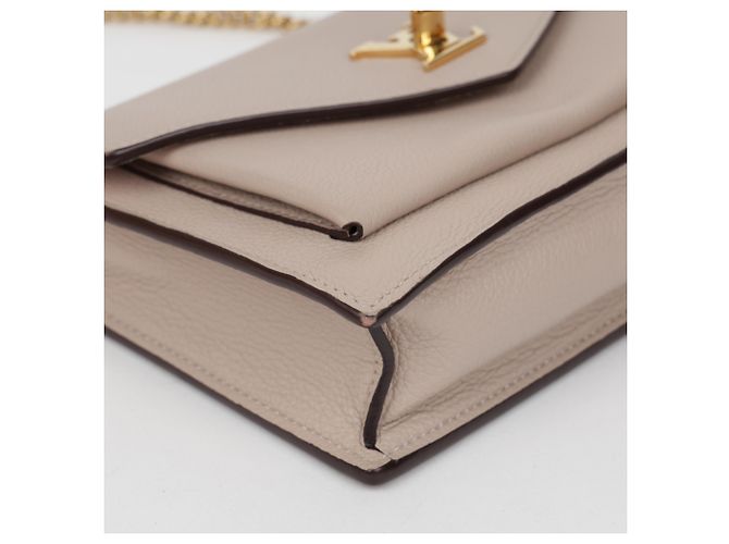 Louis Vuitton Borsetta a Tracolla in Pelle con Catena da Donna Grigio - vista 7