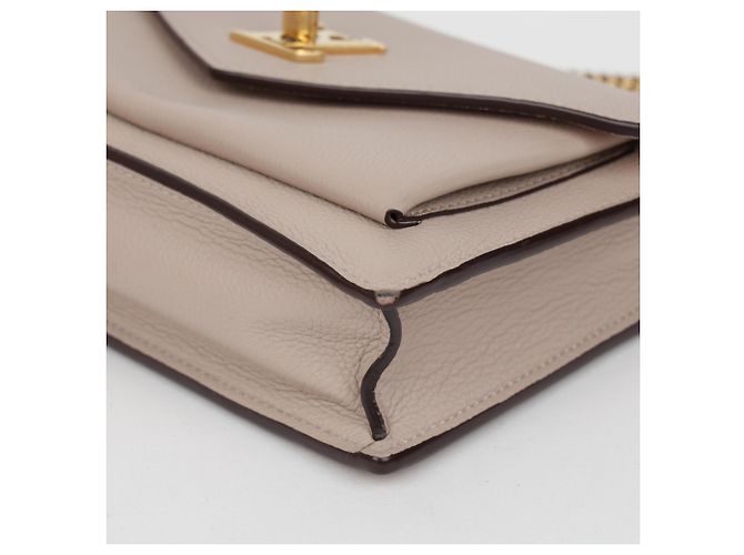 Louis Vuitton Borsetta a Tracolla in Pelle con Catena da Donna Grigio - vista 9