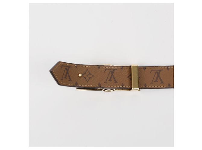 Louis Vuitton Cintura reversibile Dolphin in Monogram Reverse Canvas - vista 10