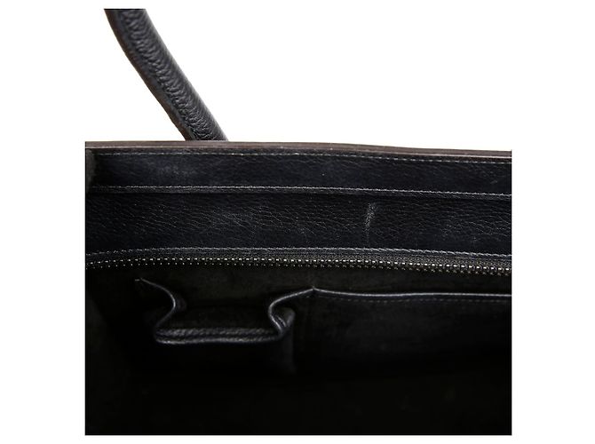 Céline Micro Luggage Tote Bag Schwarz - Ansicht 11