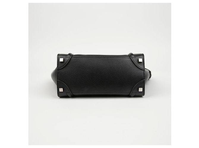 Céline Micro Luggage Tote Bag Schwarz - Ansicht 8