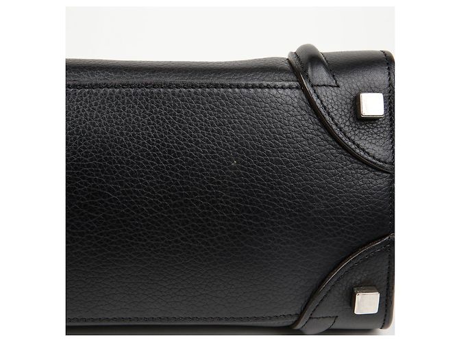 Céline Micro Luggage Tote Bag Schwarz - Ansicht 9
