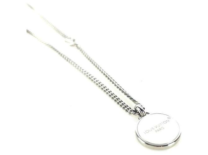 Louis Vuitton Collana con pendente Damier Staples - vista 4