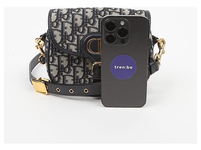 Dior Small Oblique Jacquard Bobby Shoulder and Crossbody Bag Navy - view 10