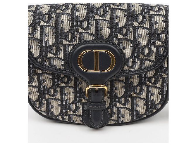 Dior Small Oblique Jacquard Bobby Shoulder and Crossbody Bag Navy - view 3
