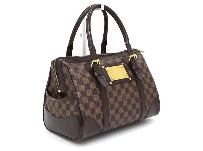 Louis Vuitton Borsa Tote Berkeley in Canvas Damier Ebène - vista 3
