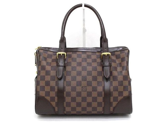 Louis Vuitton Borsa Tote Berkeley in Canvas Damier Ebène - vista 4