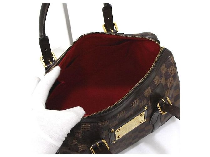 Louis Vuitton Borsa Tote Berkeley in Canvas Damier Ebène - vista 5