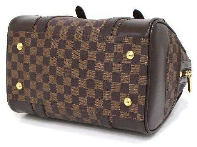 Louis Vuitton Borsa Tote Berkeley in Canvas Damier Ebène - vista 6