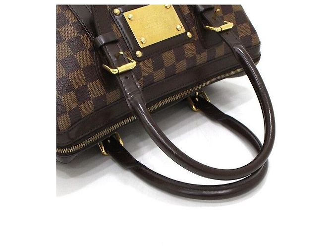 Louis Vuitton Borsa Tote Berkeley in Canvas Damier Ebène - vista 8