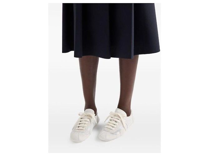 Prada Sneakers Monte Carlo Reissue in camoscio e mesh - vista 7
