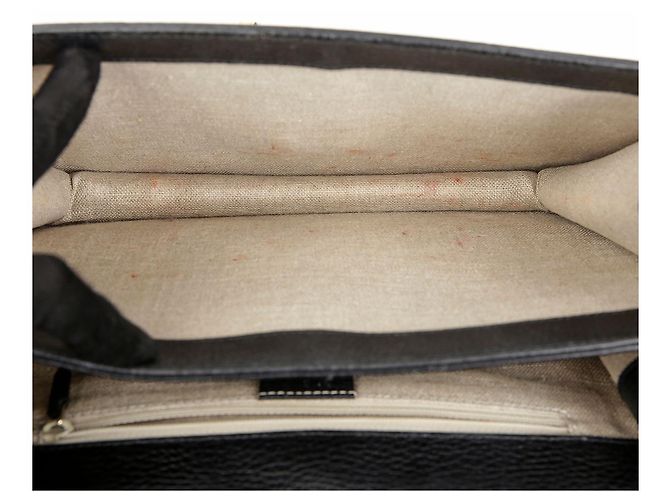 Gucci Borsa a tracolla con catena media Interlocking Nera - vista 14