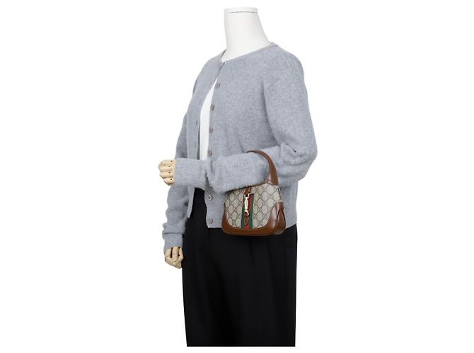 Gucci Bolso Jackie Mini Hobo Beige - vista 11